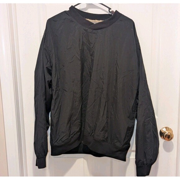 Vintage Inner Harbor Golf Collection Windbreaker Men's Size XL Black Jacket - Picture 1 of 6